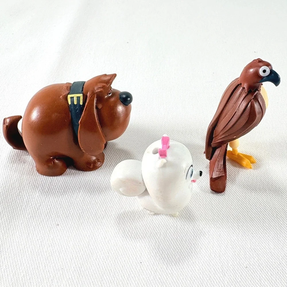 Secret Life of Pets Lot of 3 Mini Figures Duke Gidget Tiberius Replacement Parts
